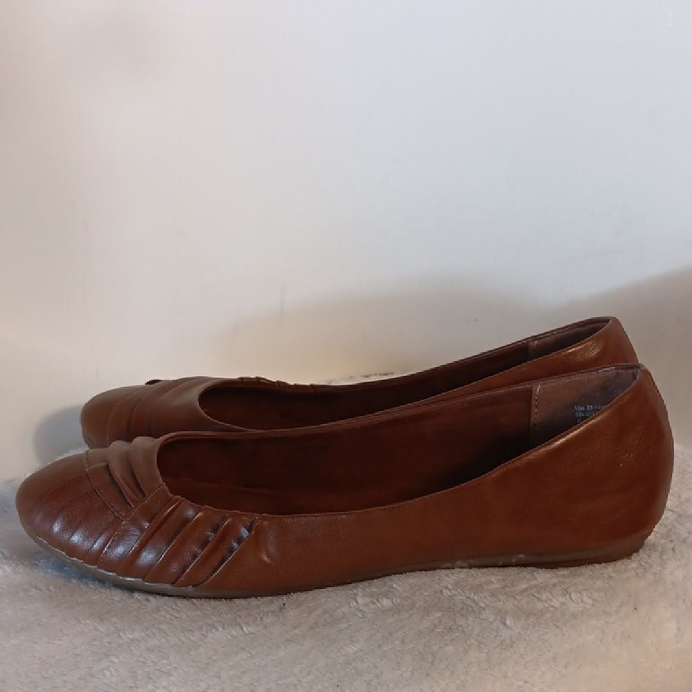 East 5th Brown Vegan Women's Flats